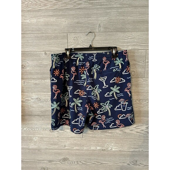 Chubbies Swim Trunks Men 2XL Blue/Multicolored Shorts Pockets Lined - Picture 3 of 8
